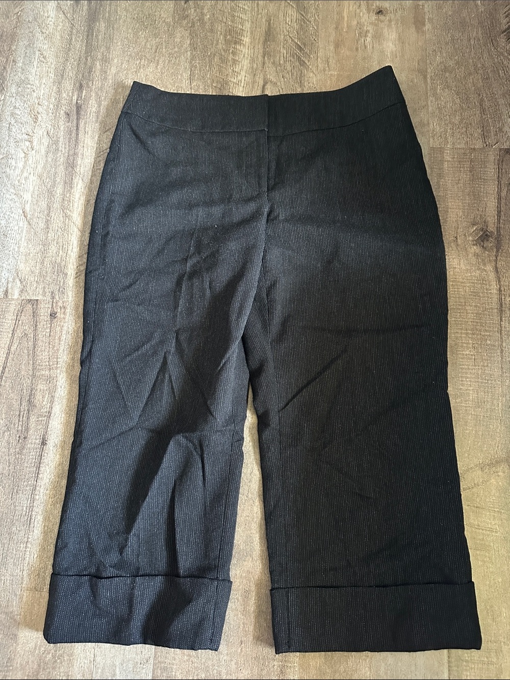 Women's Black Cropped Dress Pants